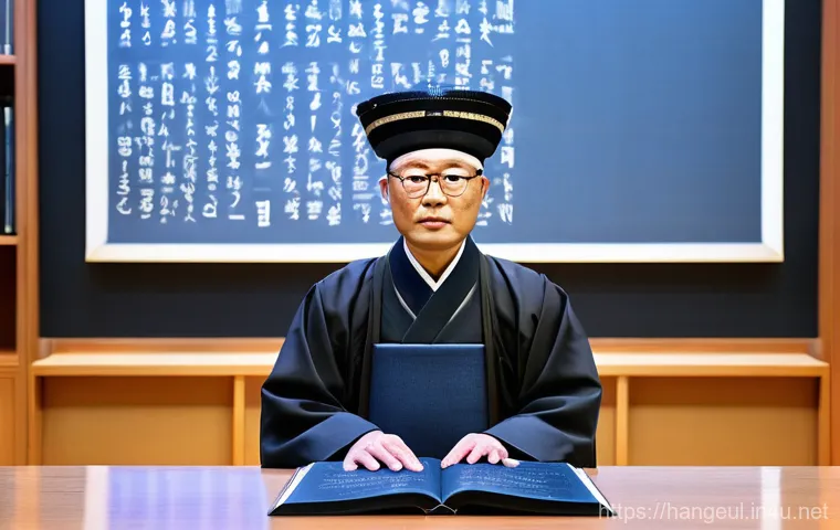 훈민정음 창제 원리 - **Prompt:** An artistic and scientifically illustrative image showcasing the fundamental creation pr...