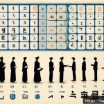Home 20 한글 음운 변화 - A detailed educational infographic illustrating the evolution of Korean consonants from the original...
