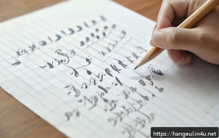 한글 필기체 잘 쓰는 법 관련 이미지 2